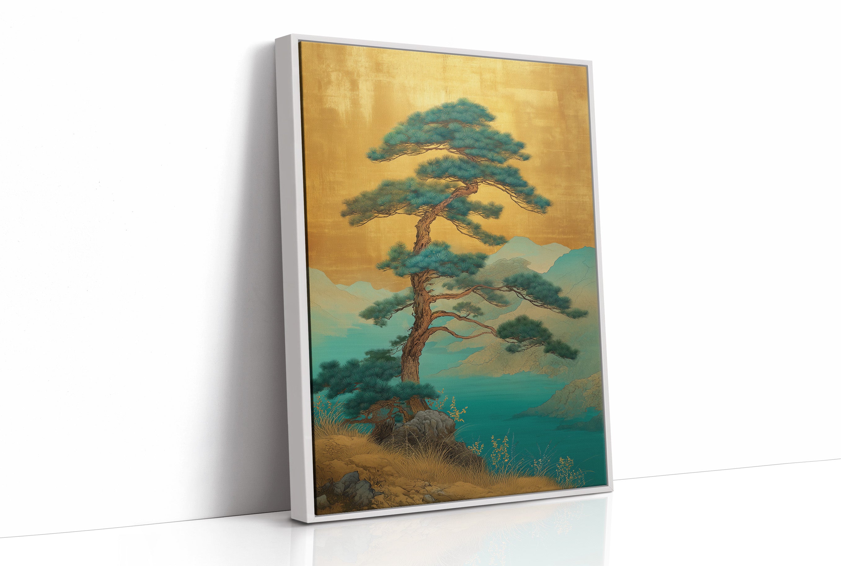 Lone Pine Greets Turquoise Dawn