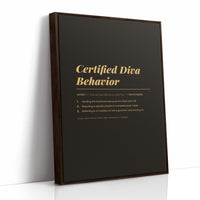 Certified Diva Behavior