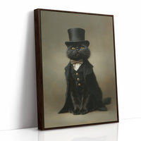 Dapper Feline's Grand Entrance