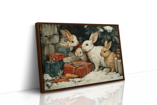 Bunnies Under the Tree