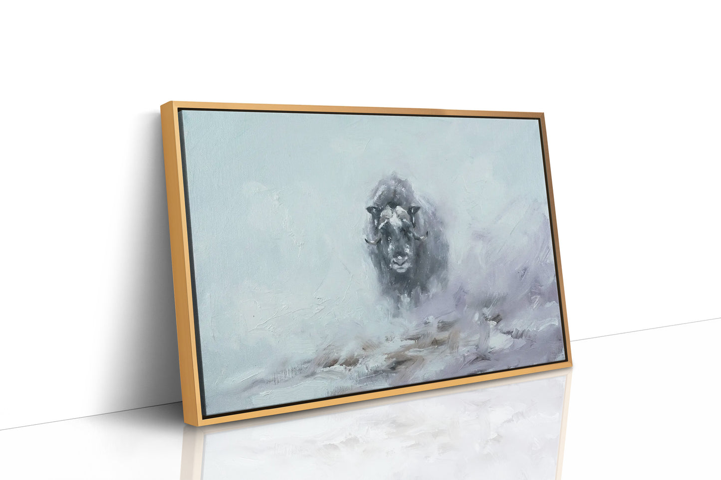 Musk Ox in the Whiteout