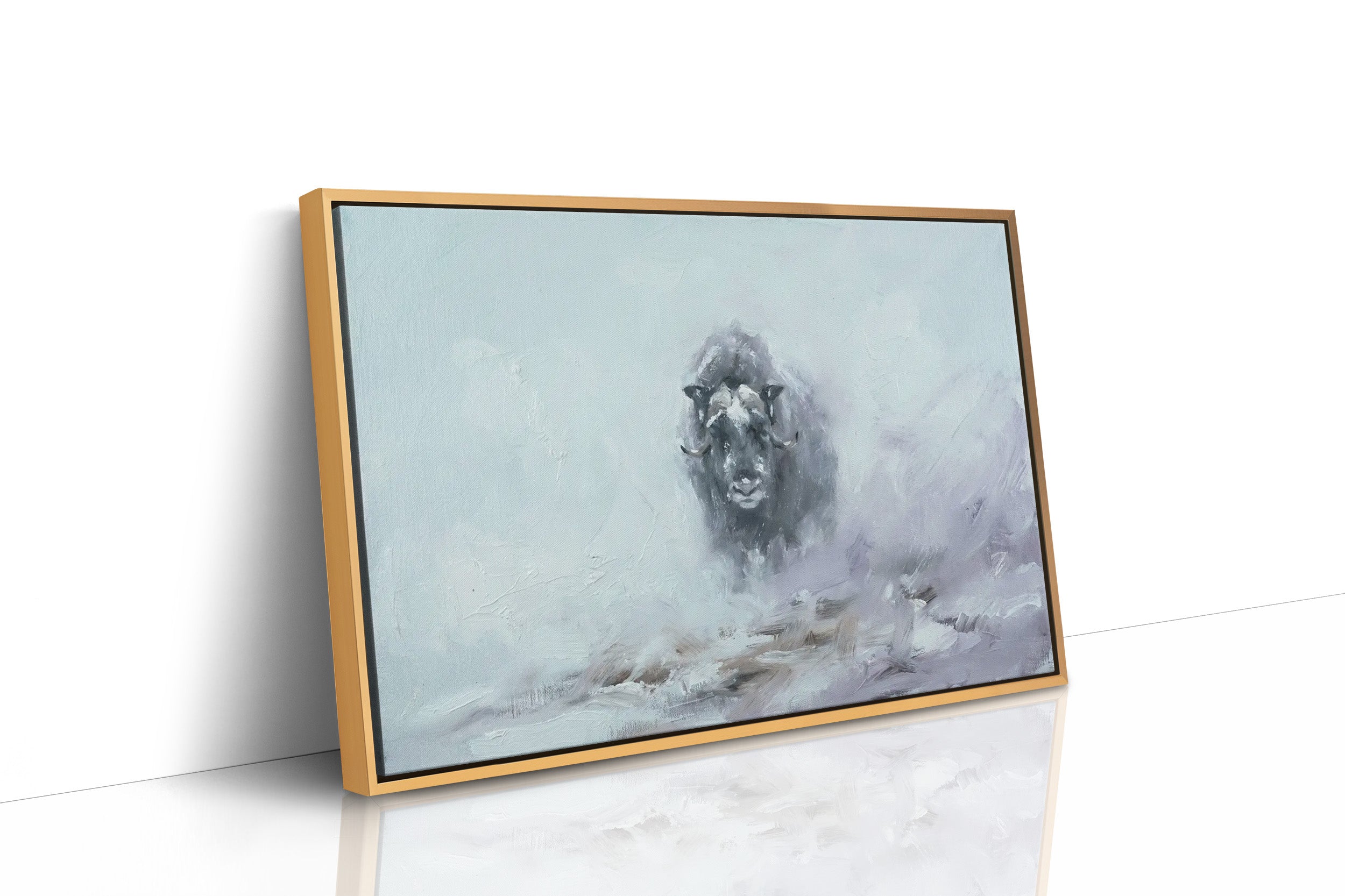 Musk Ox in the Whiteout