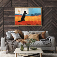 Prairie Wolf Watches Morning Rise