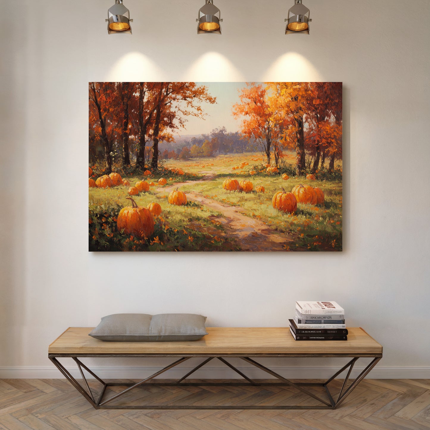 Path Through Autumn's Harvest