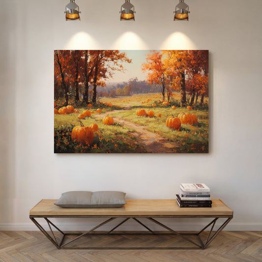 Path Through Autumn's Harvest