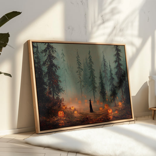 Misty Forest Lantern's Gaze