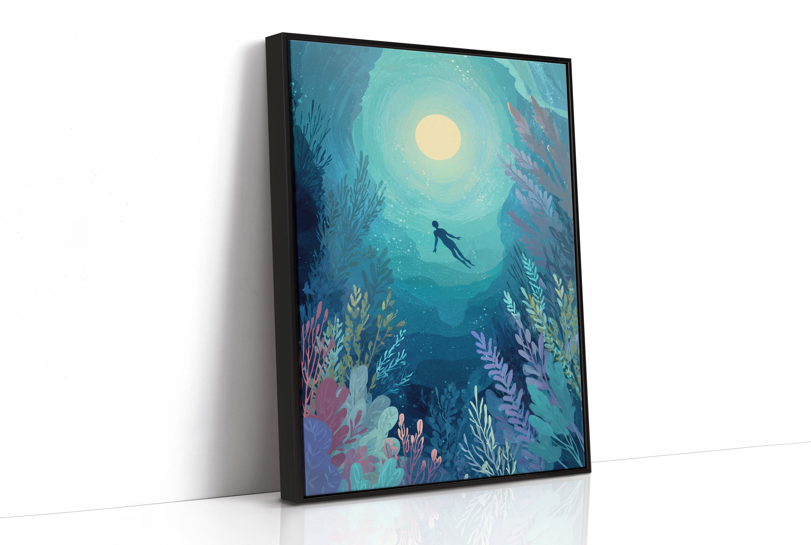 Moonlit Depths Beckon Silently