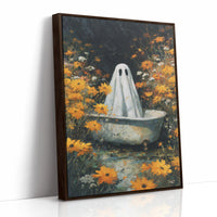 A Ghost Among Golden Petals