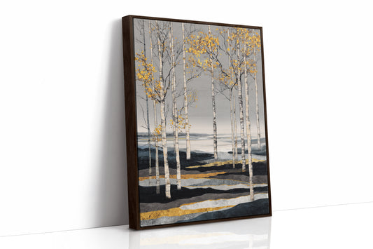 Golden Leaves on Silent Waters