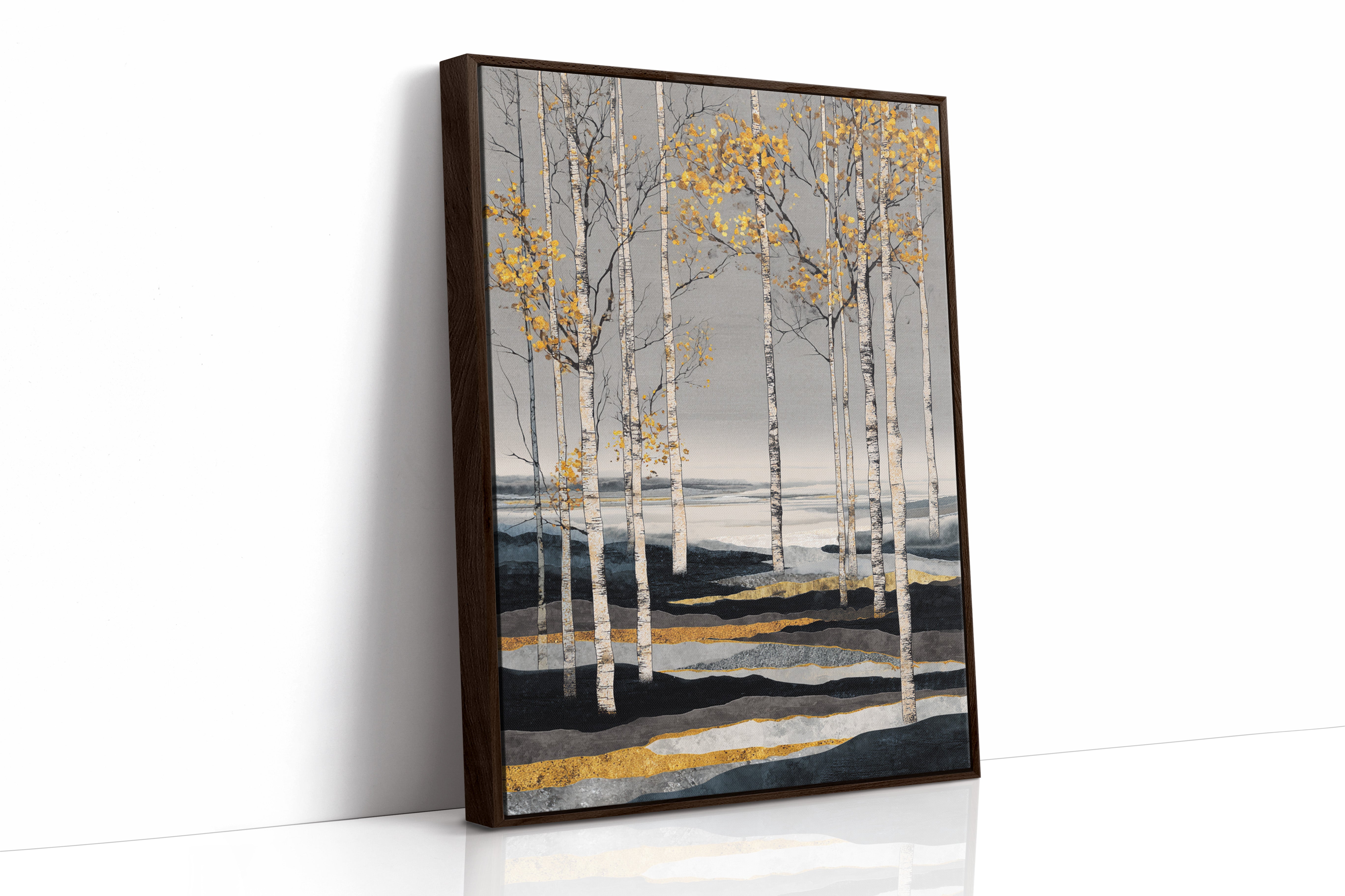 Golden Leaves on Silent Waters