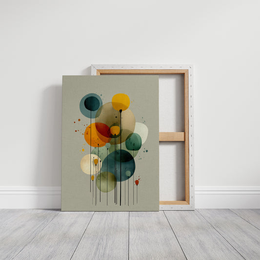 Floating Circles Dance In Light