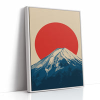 Crimson Sun Over Fuji