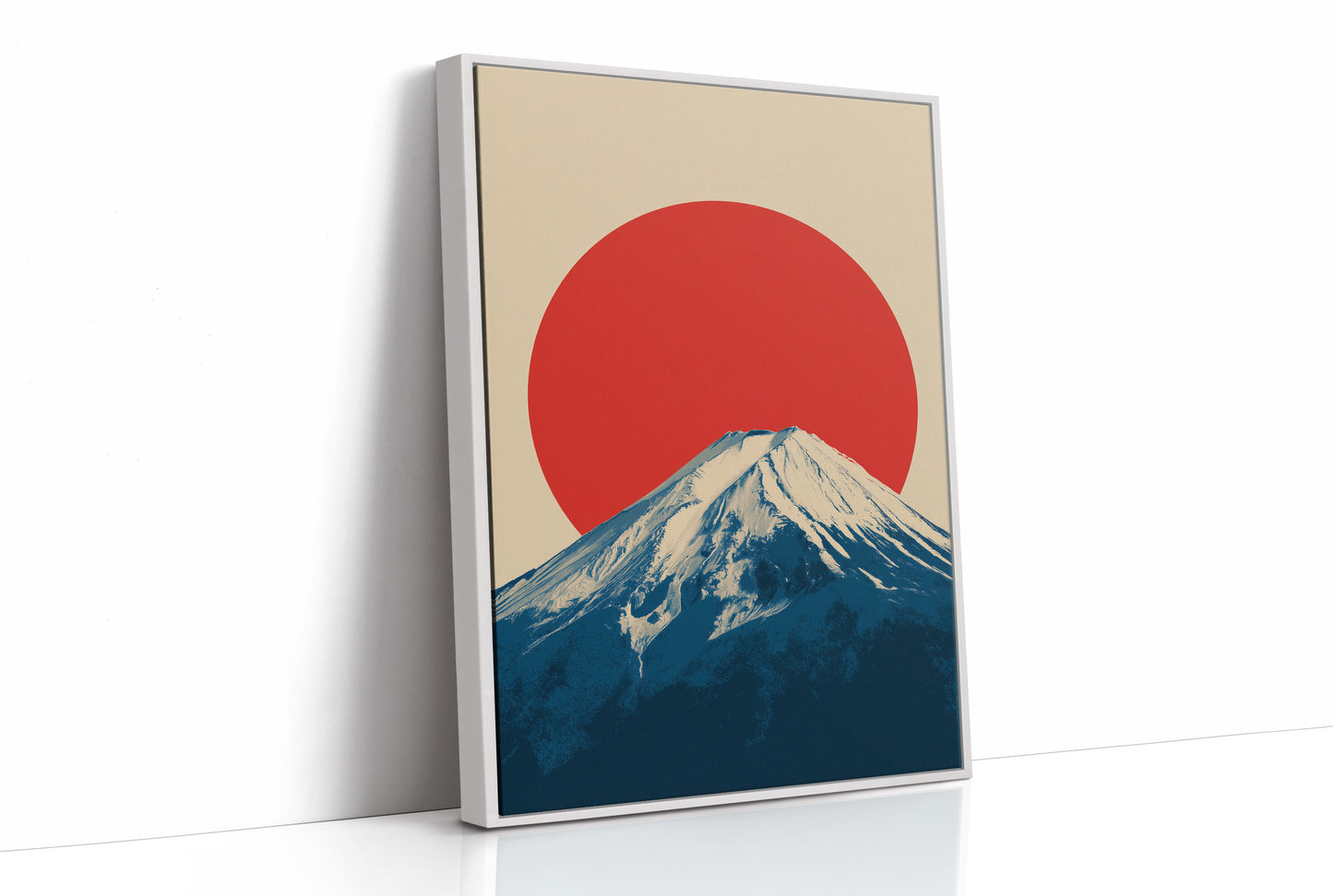 Crimson Sun Over Fuji