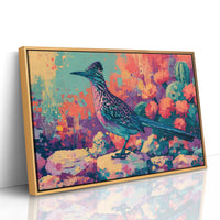 Roadrunner in Bloom, Fauvist Desert