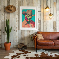 The Masked Cowboy Stands Tall