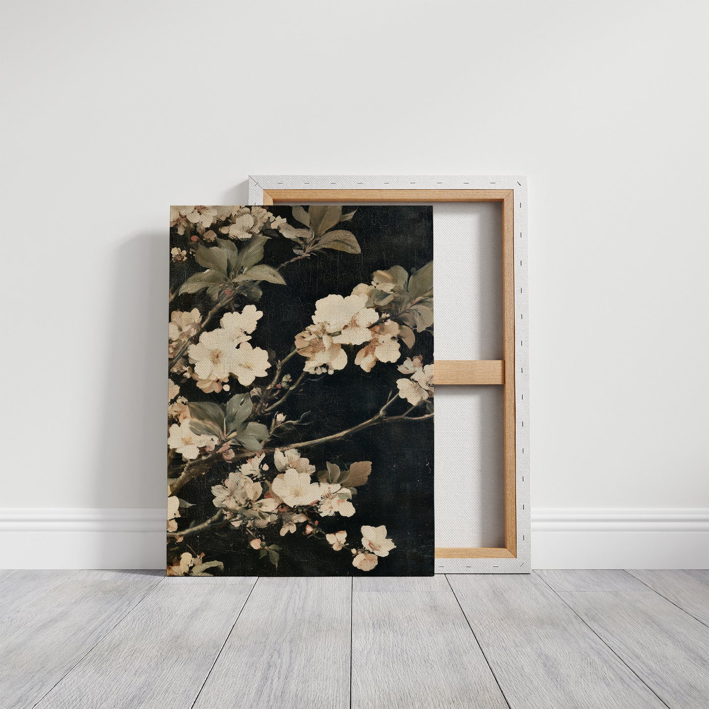 Midnight Blossoms: Ivory & Shadow