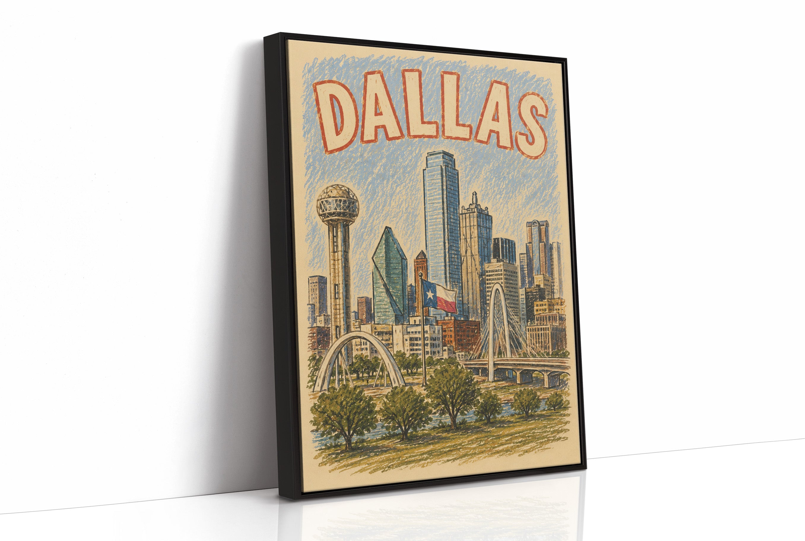 Dallas, Reunion Skyline