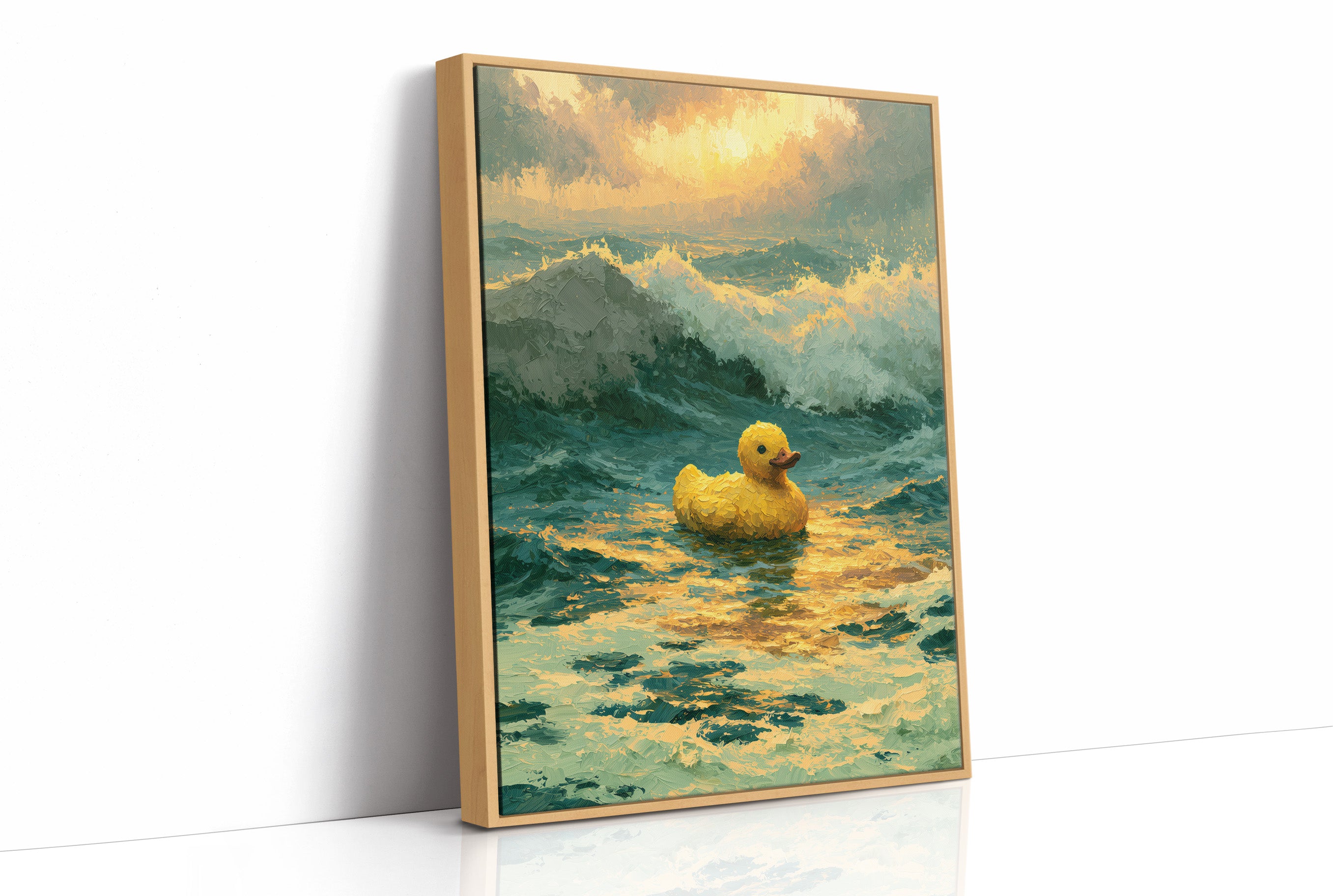 Duck Aglow at Sea