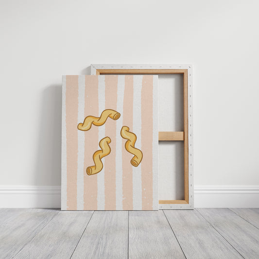 Pasta Dances Through Blush Stripes