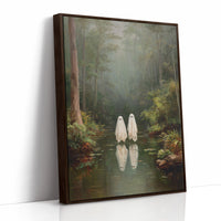 Ethereal Spirits in Misty Waters