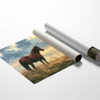 Bay Horse Meets the Shepherd