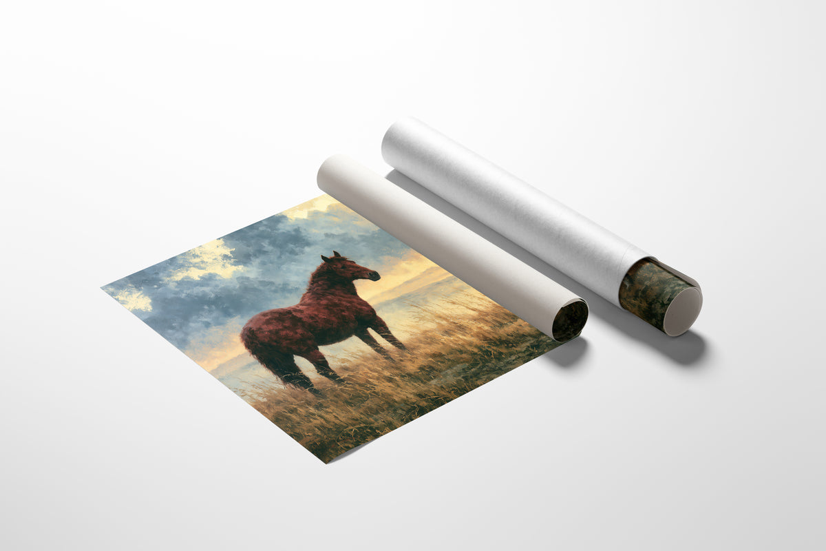 Bay Horse Meets the Shepherd