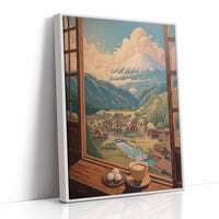 Morning Coffee Views Mount Fuji