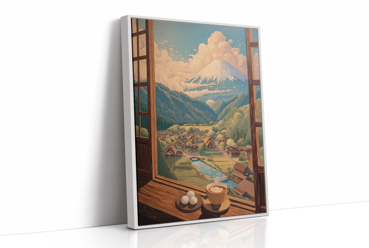 Morning Coffee Views Mount Fuji