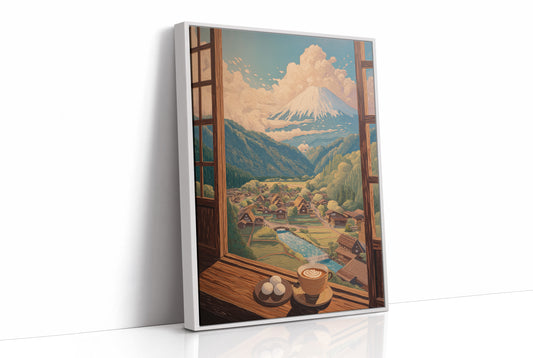 Morning Coffee Views Mount Fuji