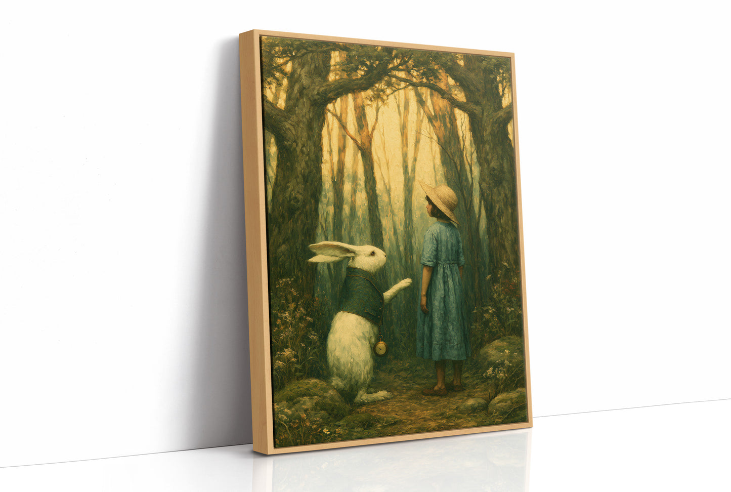Girl Meets the White Rabbit