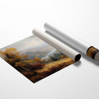 Autumn Valley Between Leather Spines