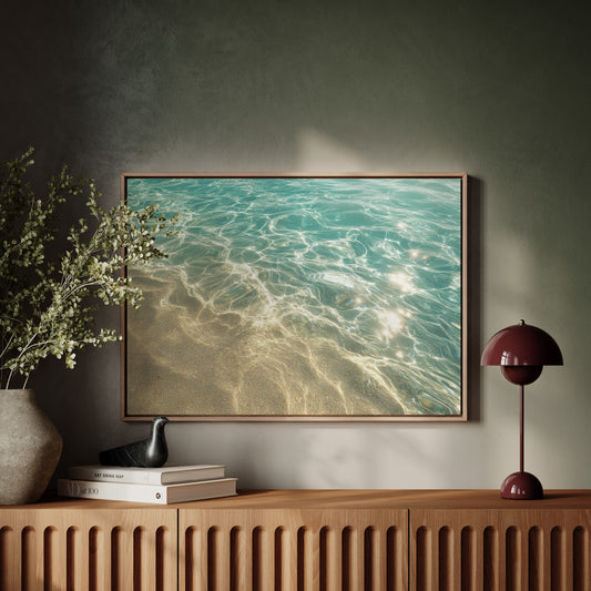 Crystal Tides Kiss Golden Shore