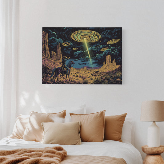 The Arrival Over Monument Valley