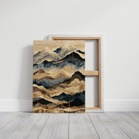 Mountains in Marquetry
