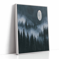 Moonrise Over the Pines