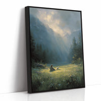 Sunbeams Bless The Mountain Meadow