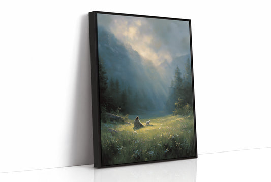 Sunbeams Bless The Mountain Meadow