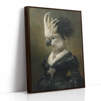 Elegant Feathers Worn Like a Crown