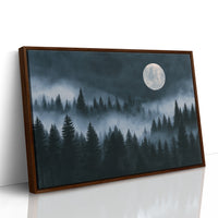 Full Moon Over The Pines