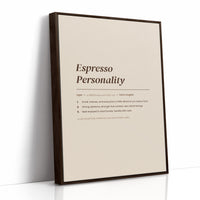 Espresso Personality