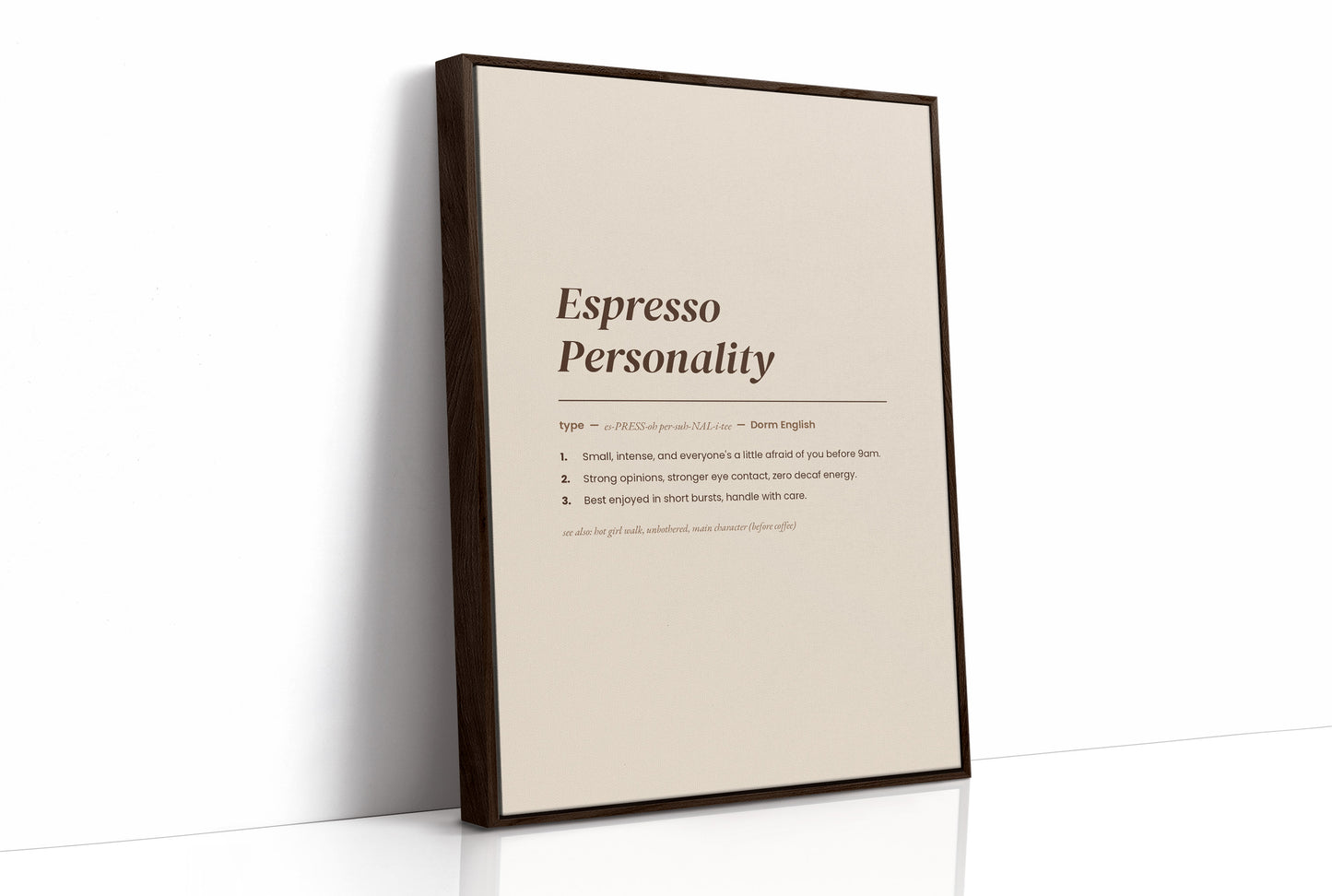 Espresso Personality