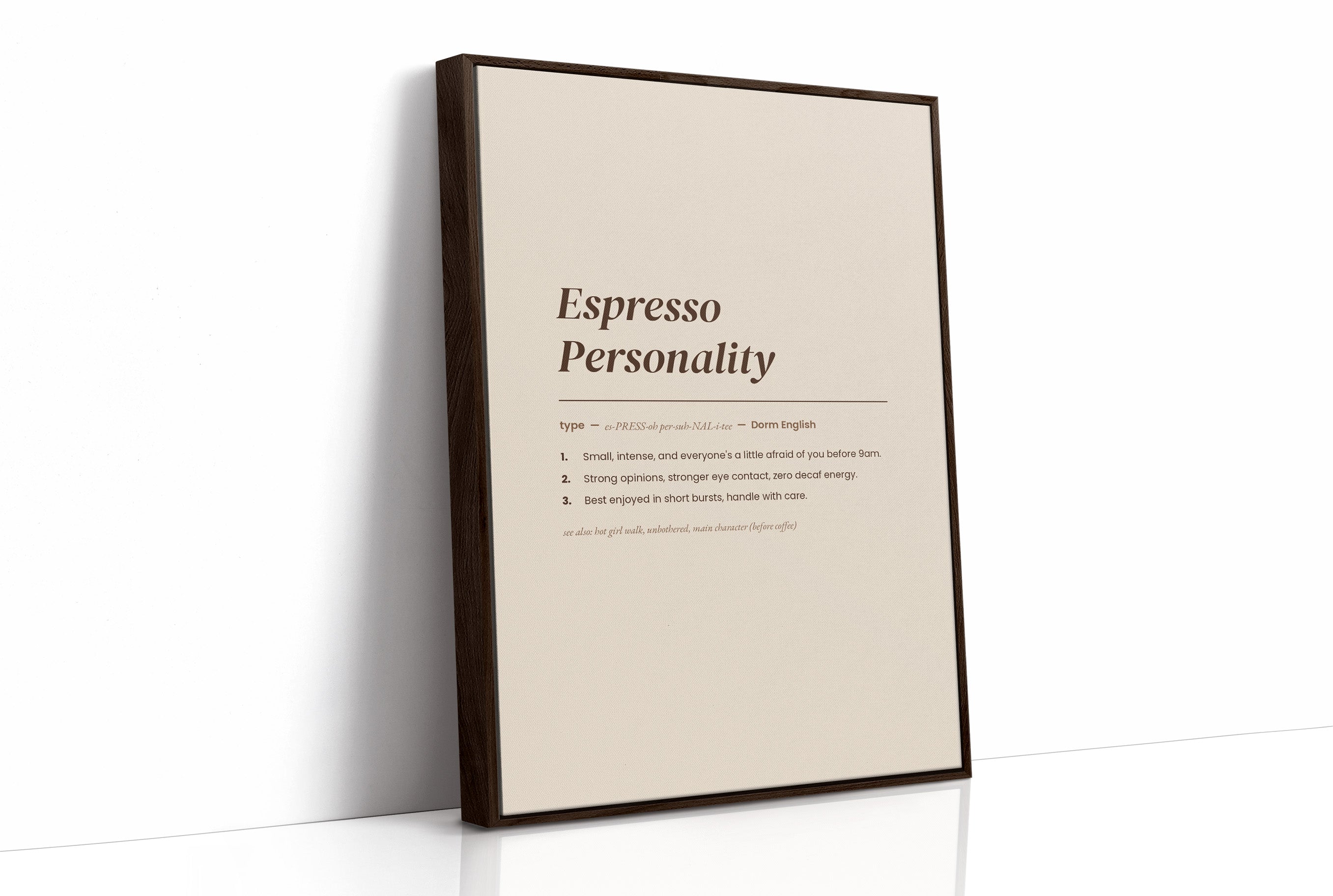 Espresso Personality