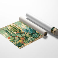 Desert Garden on Weathered Wood