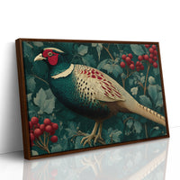 Pheasant Among the Holly
