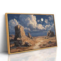Hoodoos Hold a Moonlit Standoff