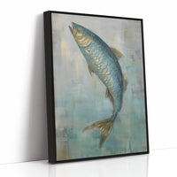 Teal Scales Catch Morning Light