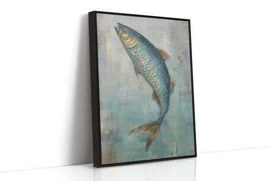 Teal Scales Catch Morning Light