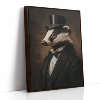 Dapper Badger in Formal Attire