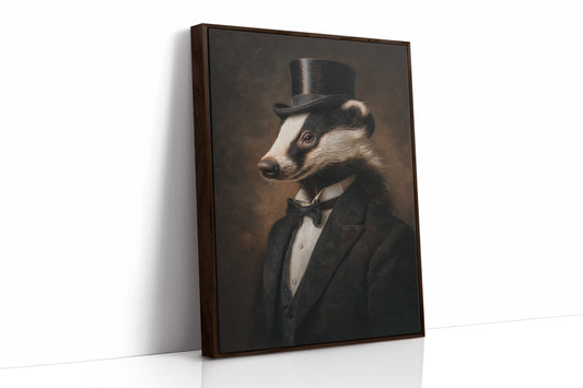 Dapper Badger in Formal Attire