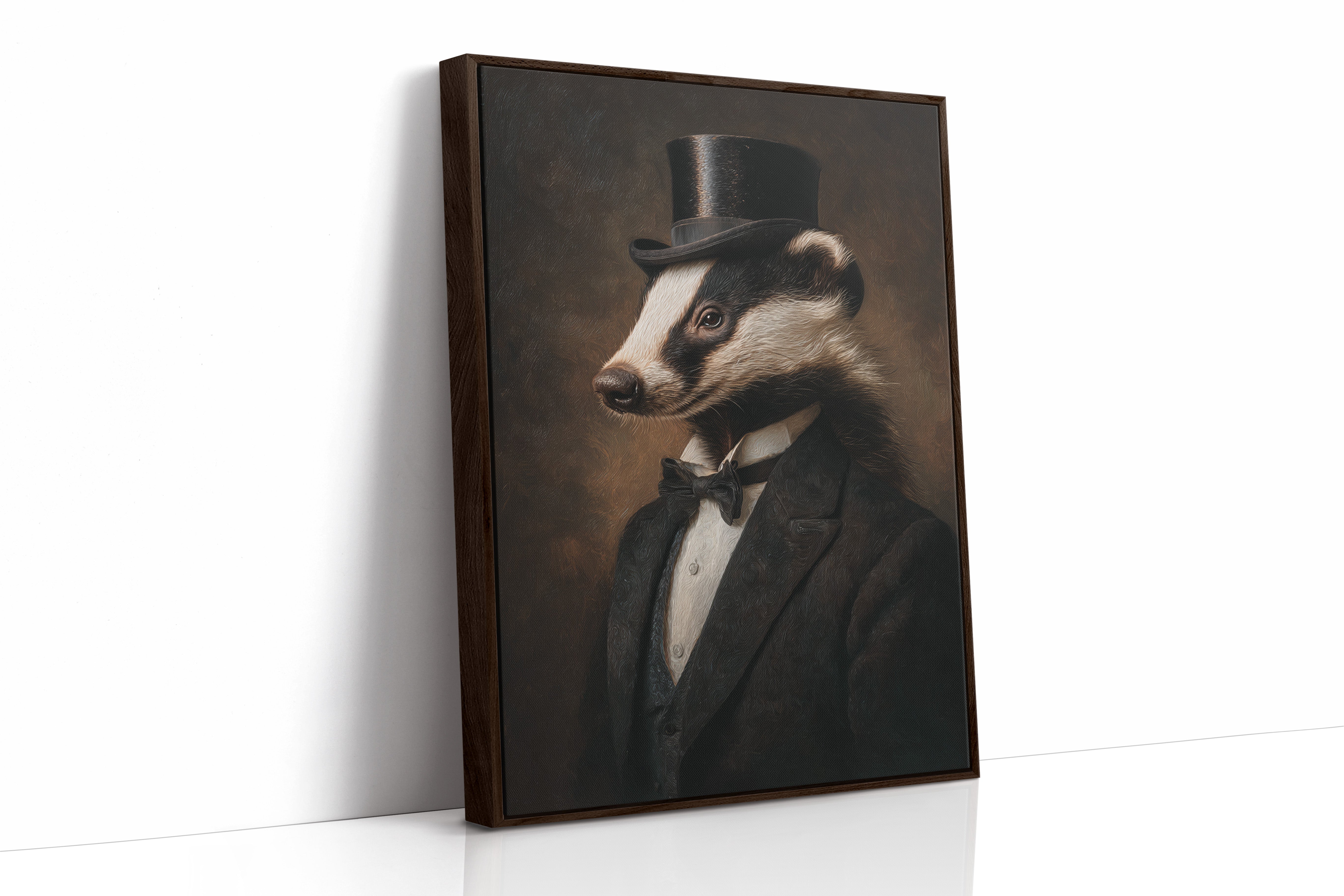 Dapper Badger in Formal Attire